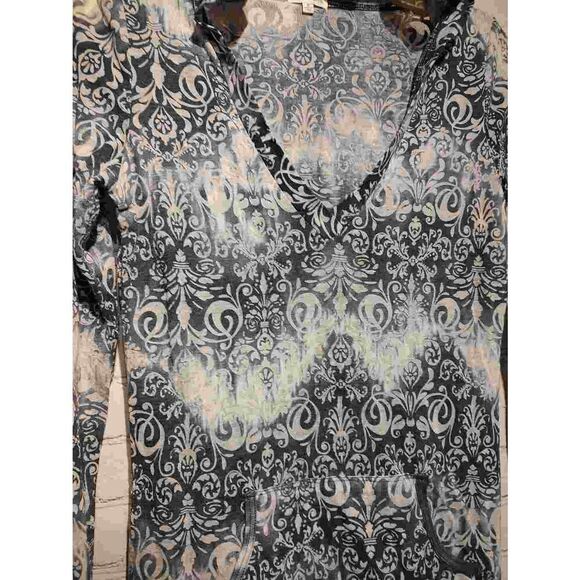 Maurices lightweight semi sheer hooded top small - Picture 4 of 5